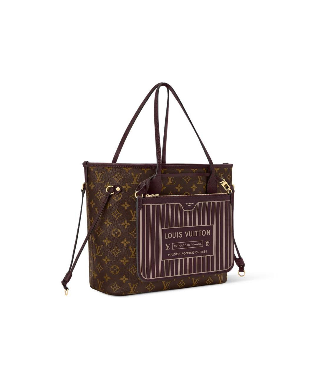 LOUIS VUITTON Коричневая сумка через плечо, фото 3