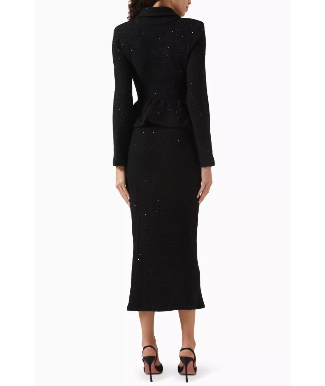 SELF-PORTRAIT Черное коктейльное платье, фото 9