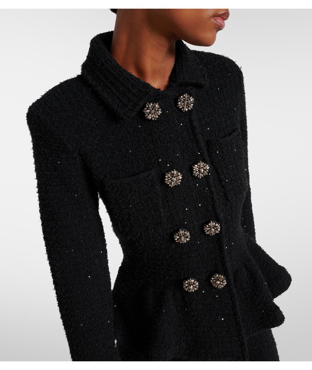 SELF-PORTRAIT Черное коктейльное платье, фото 6