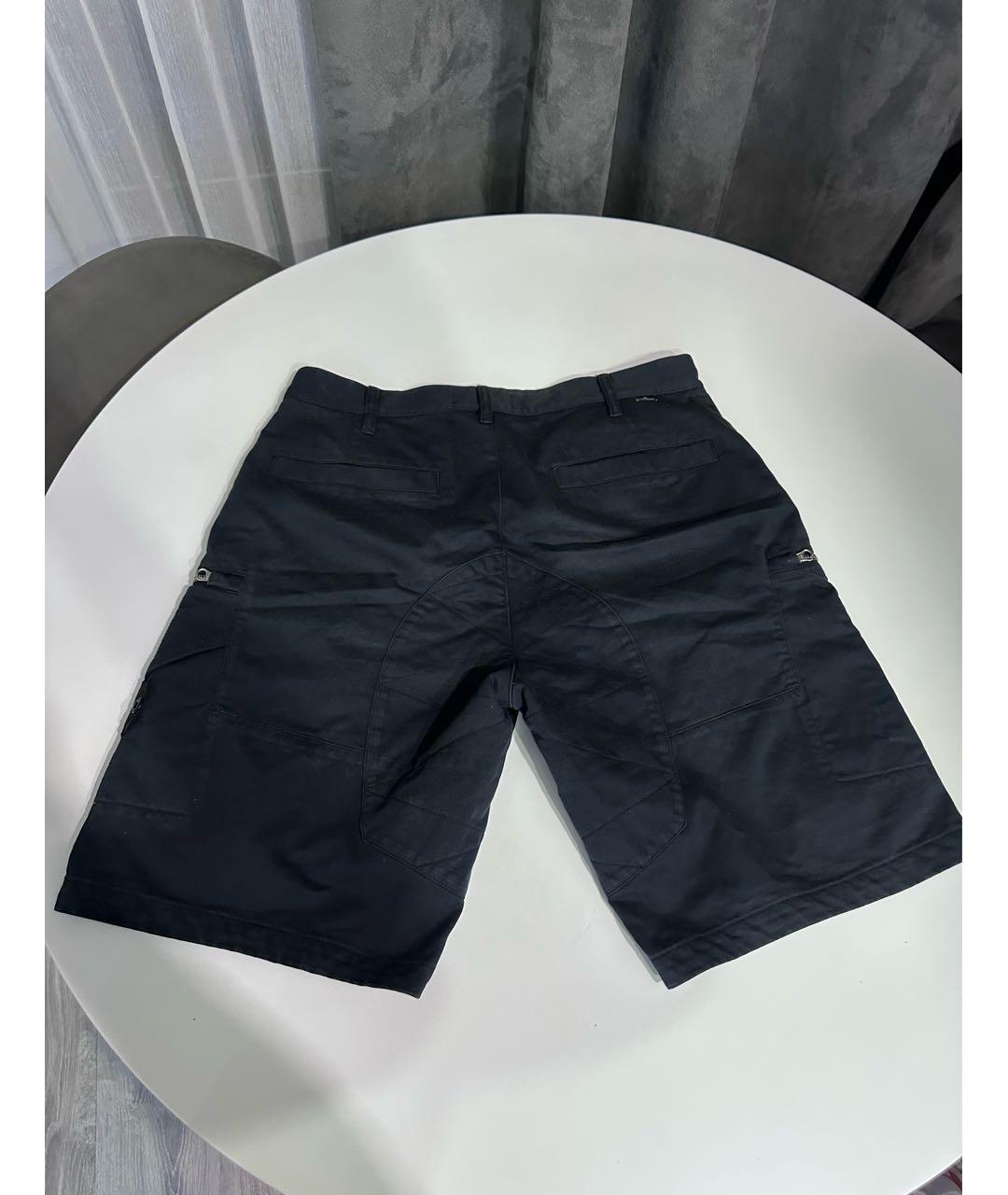 STONE ISLAND SHADOW PROJECT Черные хлопковые шорты, фото 5