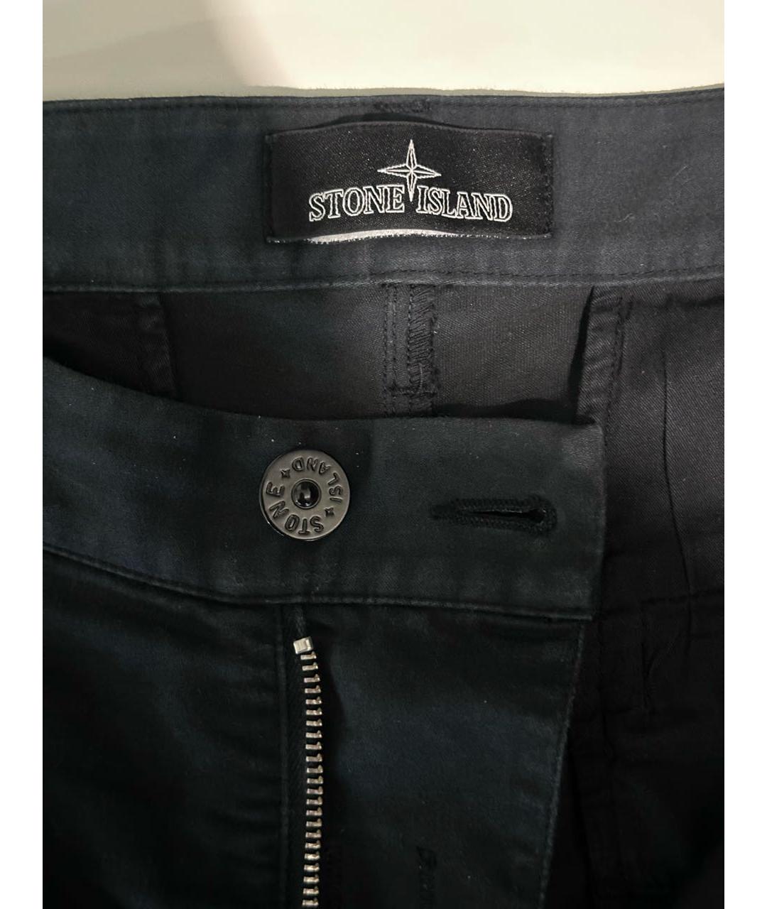 STONE ISLAND SHADOW PROJECT Черные хлопковые шорты, фото 3