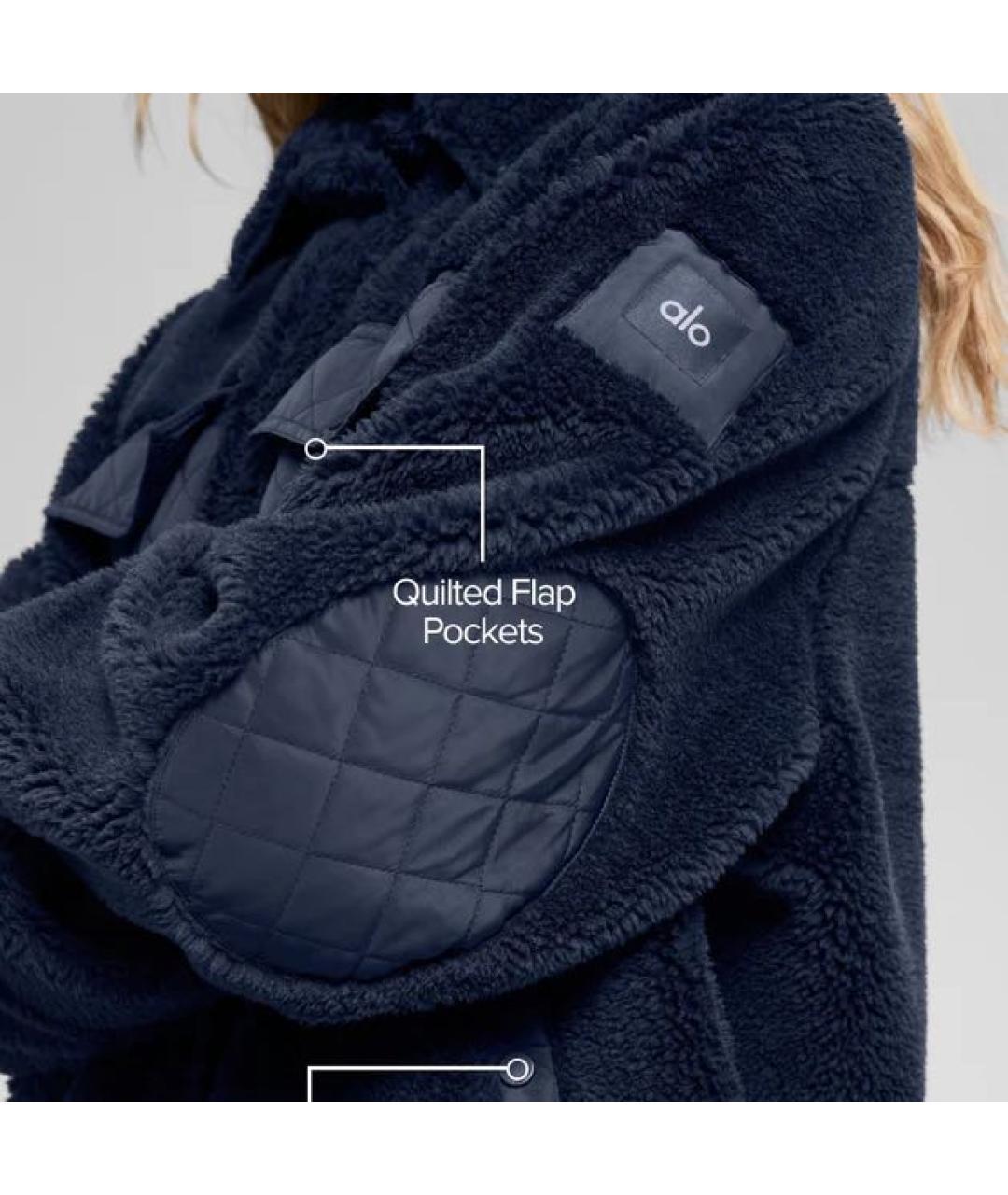 ALO YOGA Темно-синяя куртка, фото 3