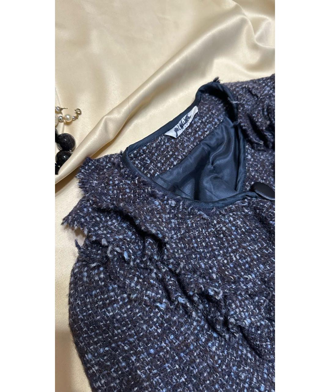 LIU JO Серый шерстяной жакет/пиджак, фото 3