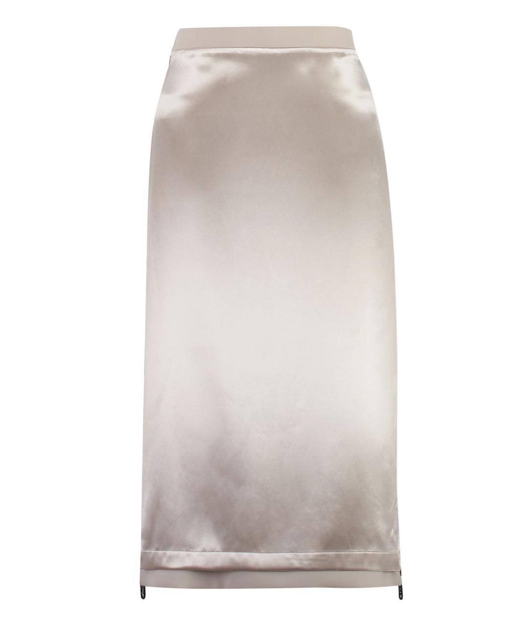 FENDI Розовая вискозная юбка миди, фото 1