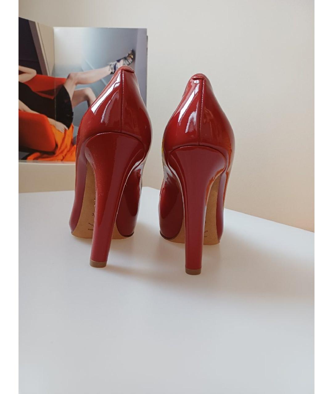 BALLY Красные туфли из лакированной кожи, фото 6