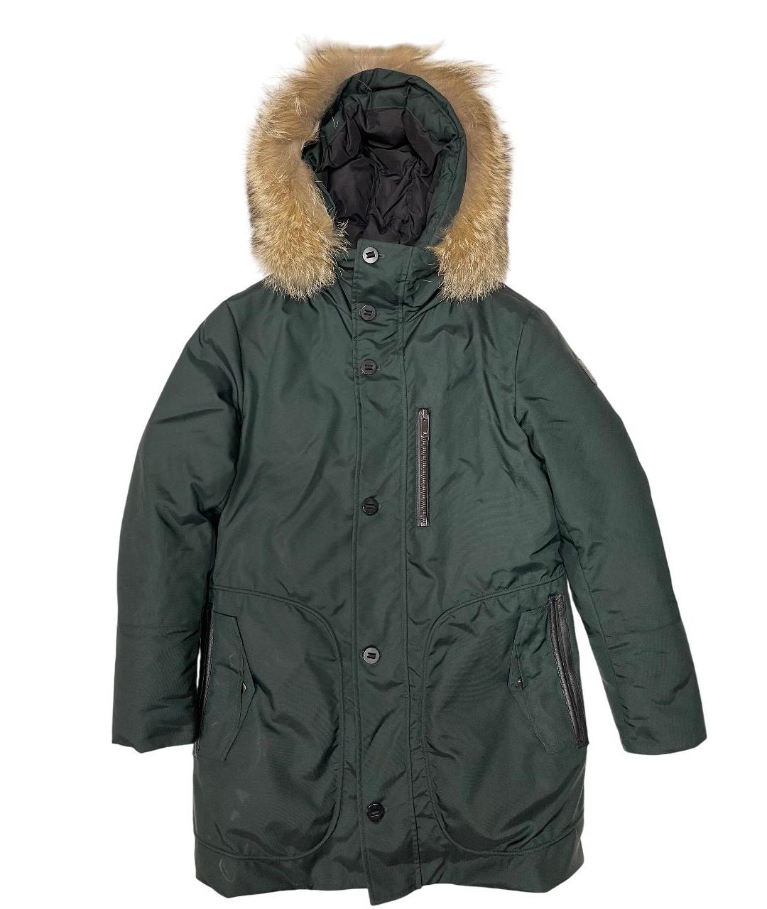 PORSCHE DESIGN Зеленая полиэстеровая парка, фото 1