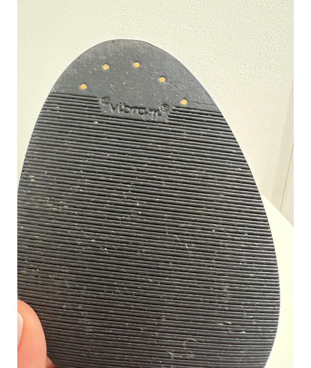 LE SILLA Черные кожаные ботфорты, фото 8