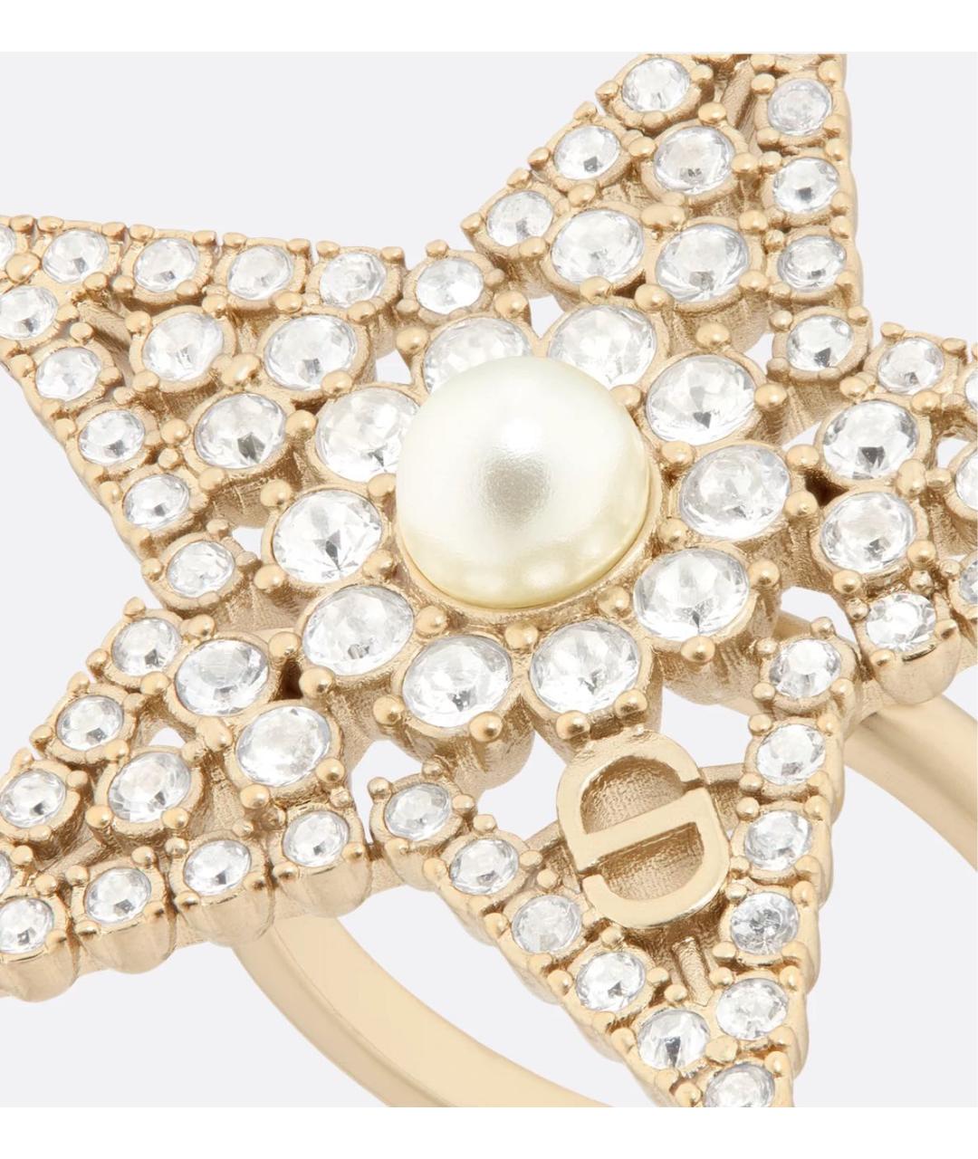 CHRISTIAN DIOR Золотое металлическое кольцо, фото 4