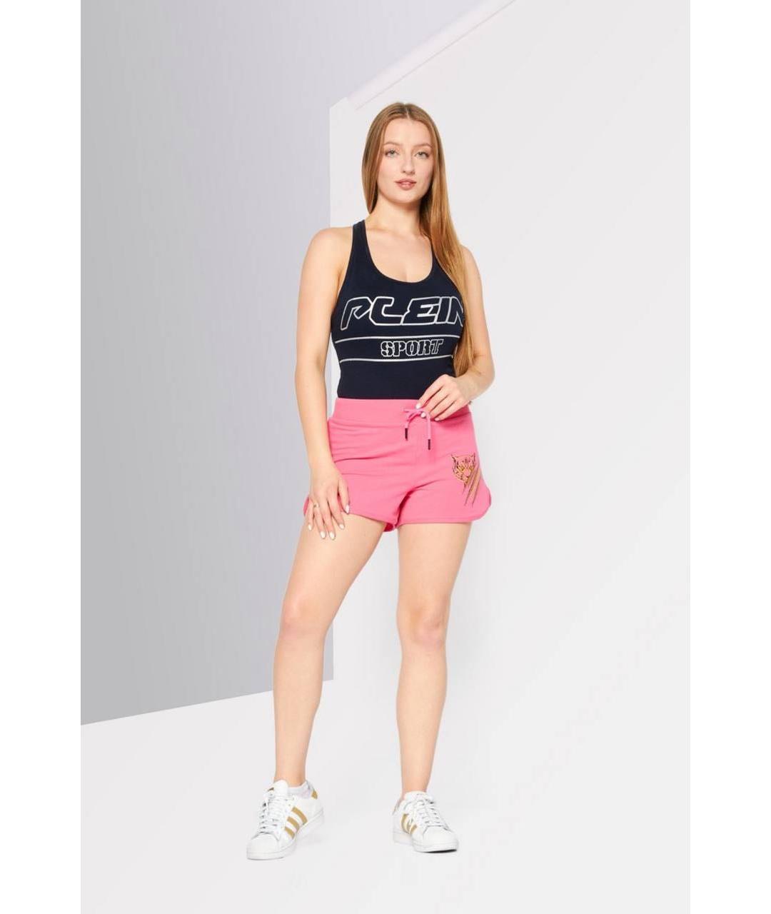 PLEIN SPORT Темно-синее хлопковое боди, фото 7