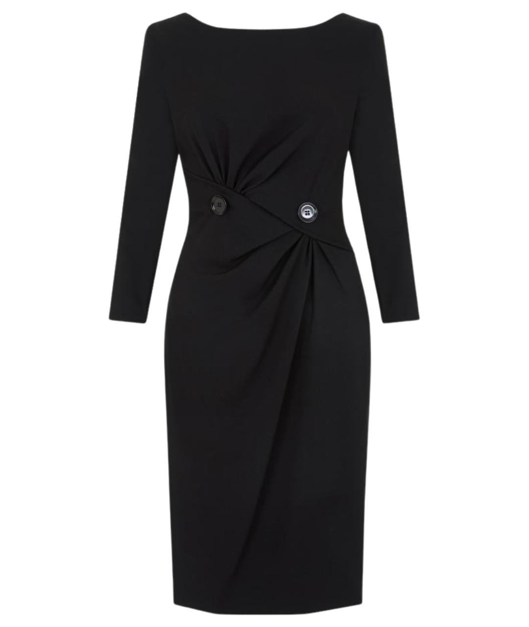 VERSACE Черное шерстяное платье, фото 1