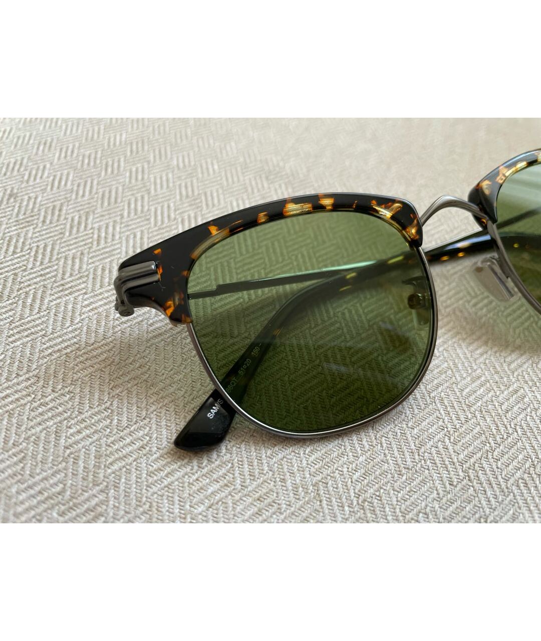 JIMMY CHOO Зеленые металлические солнцезащитные очки, фото 2