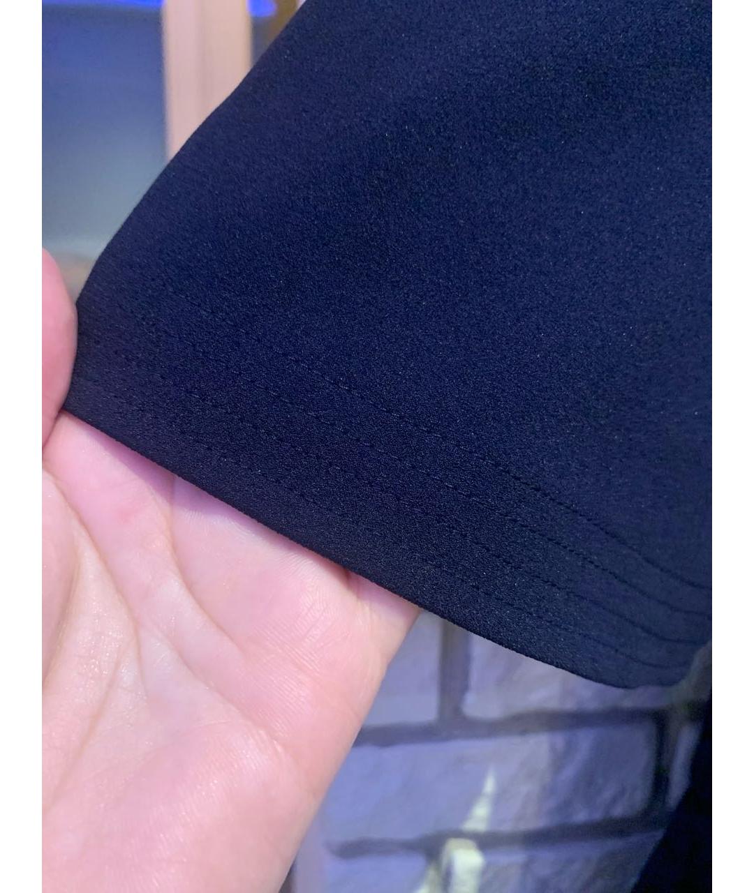 RALPH LAUREN Темно-синее полиэстеровое повседневное платье, фото 5