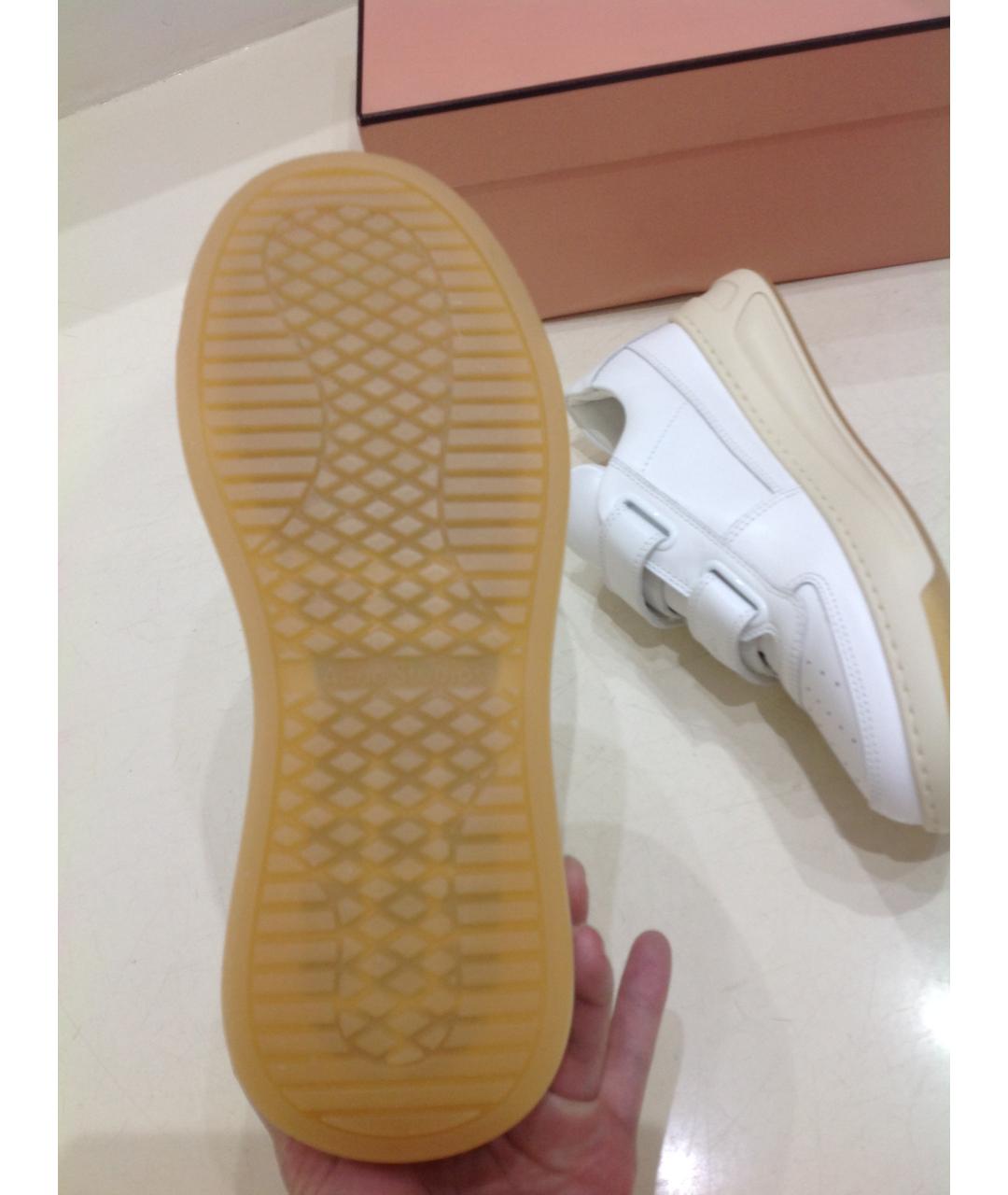 ACNE STUDIOS Белые кожаные кроссовки, фото 7
