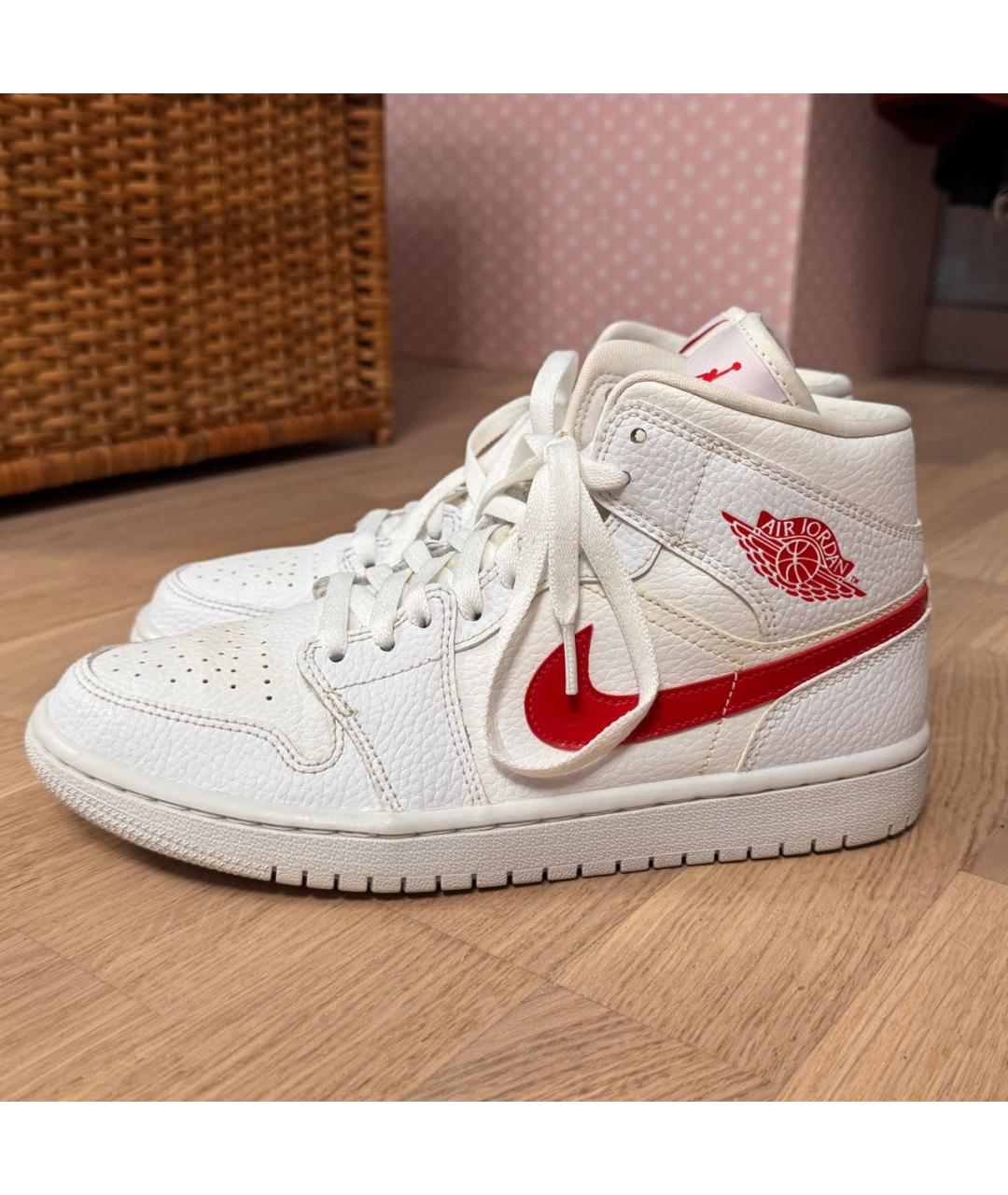 NIKE Белые кожаные кеды, фото 7