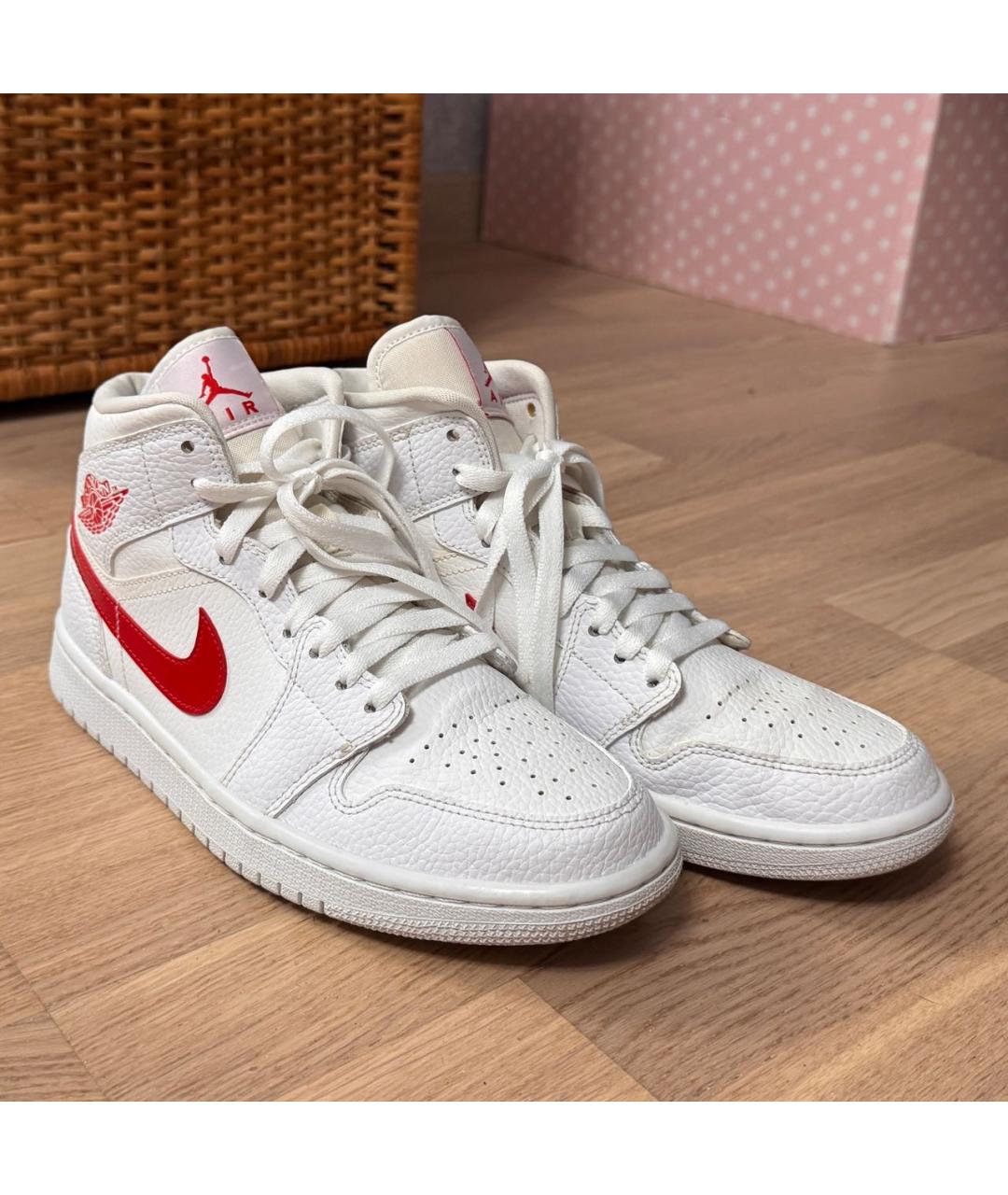 NIKE Белые кожаные кеды, фото 5