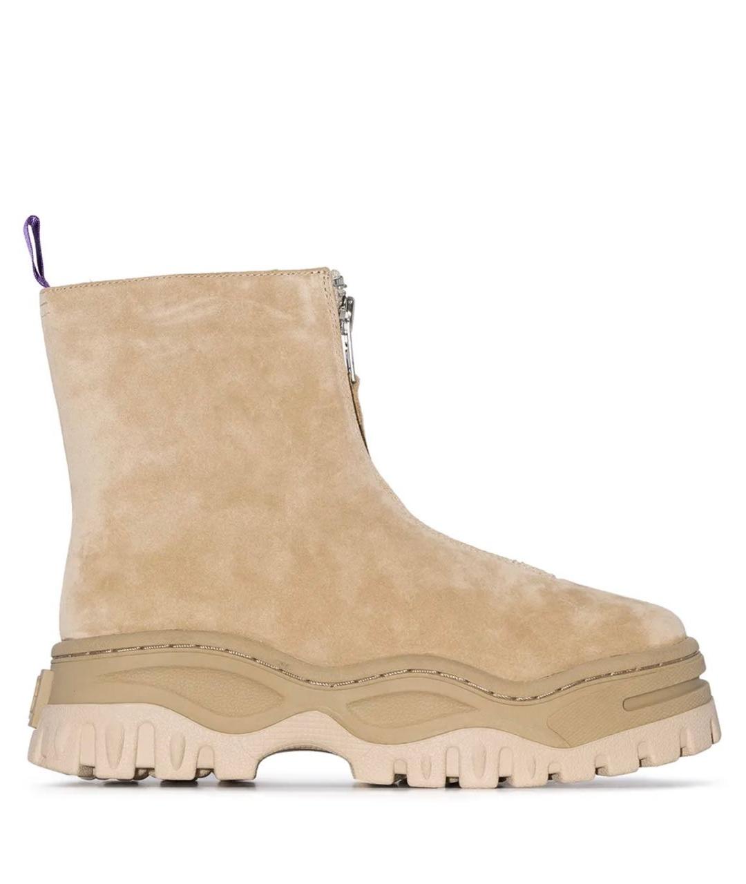 Eytys Бежевые замшевые ботинки, фото 9