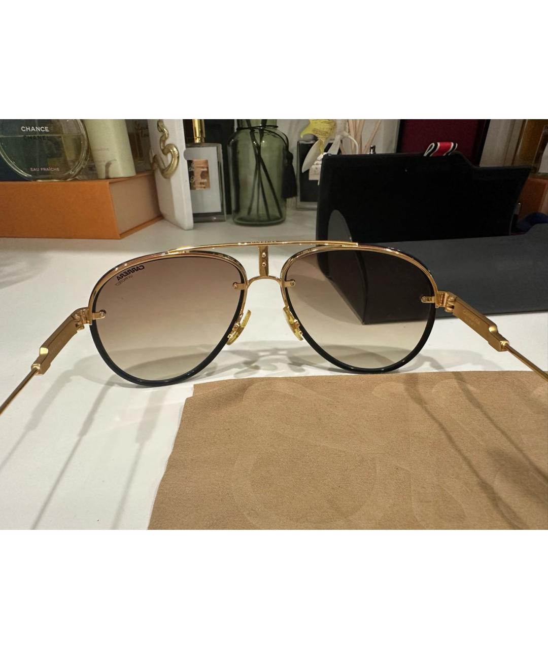 CARRERA Y CARRERA Коричневые металлические солнцезащитные очки, фото 7