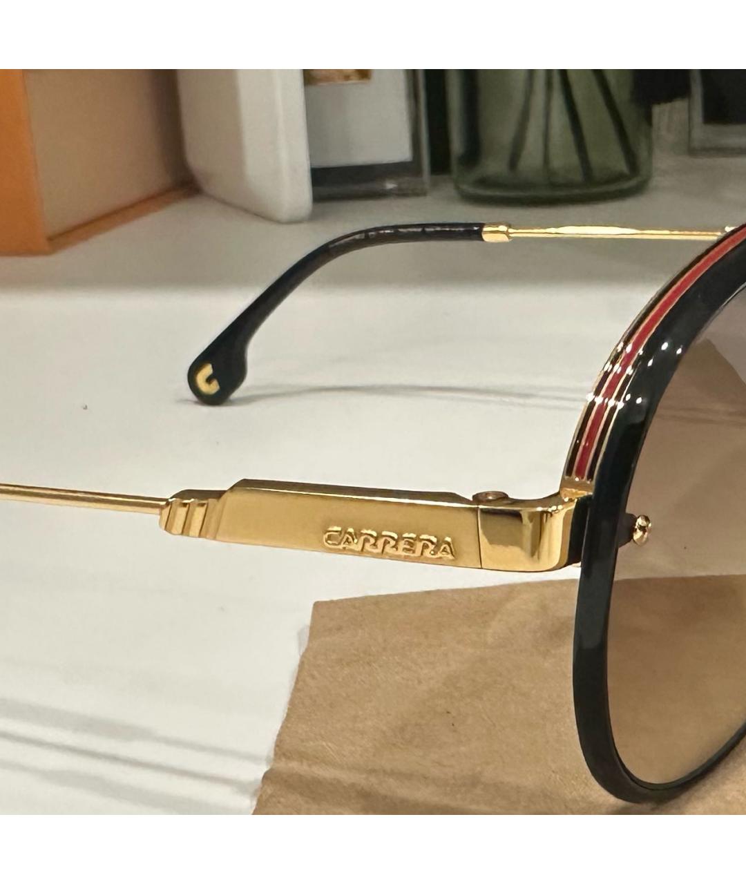 CARRERA Y CARRERA Коричневые металлические солнцезащитные очки, фото 3