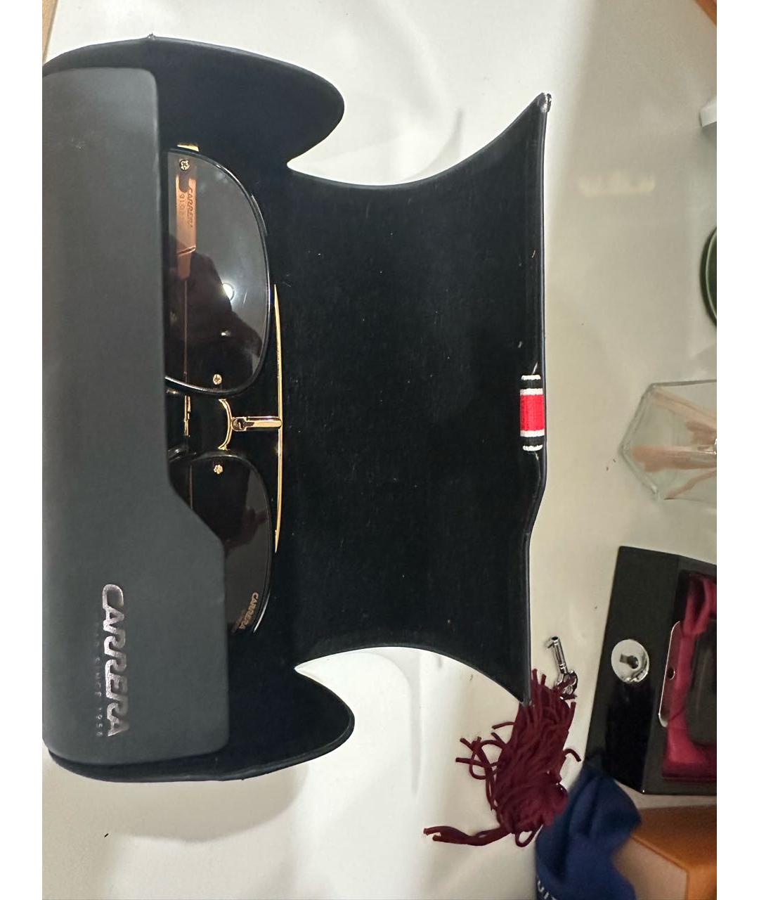 CARRERA Y CARRERA Коричневые металлические солнцезащитные очки, фото 4