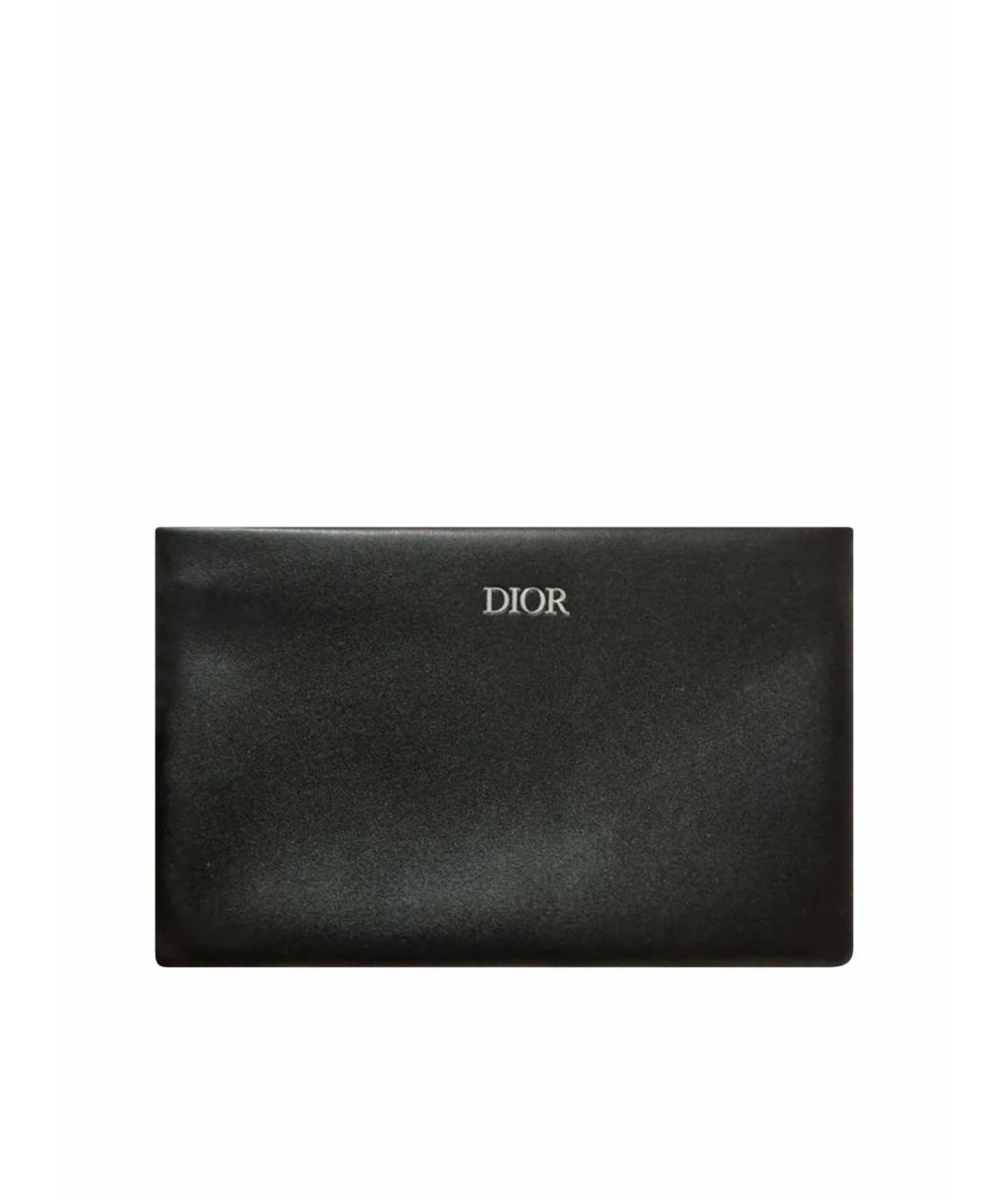 CHRISTIAN DIOR Черная косметичка из искусственной кожи, фото 1