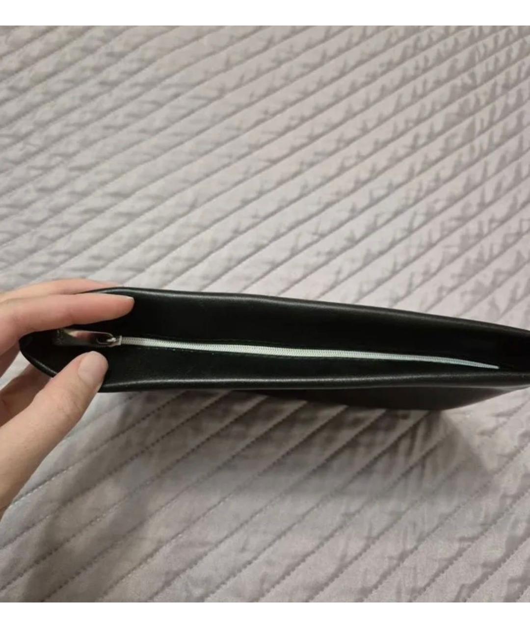 CHRISTIAN DIOR Черная косметичка из искусственной кожи, фото 3