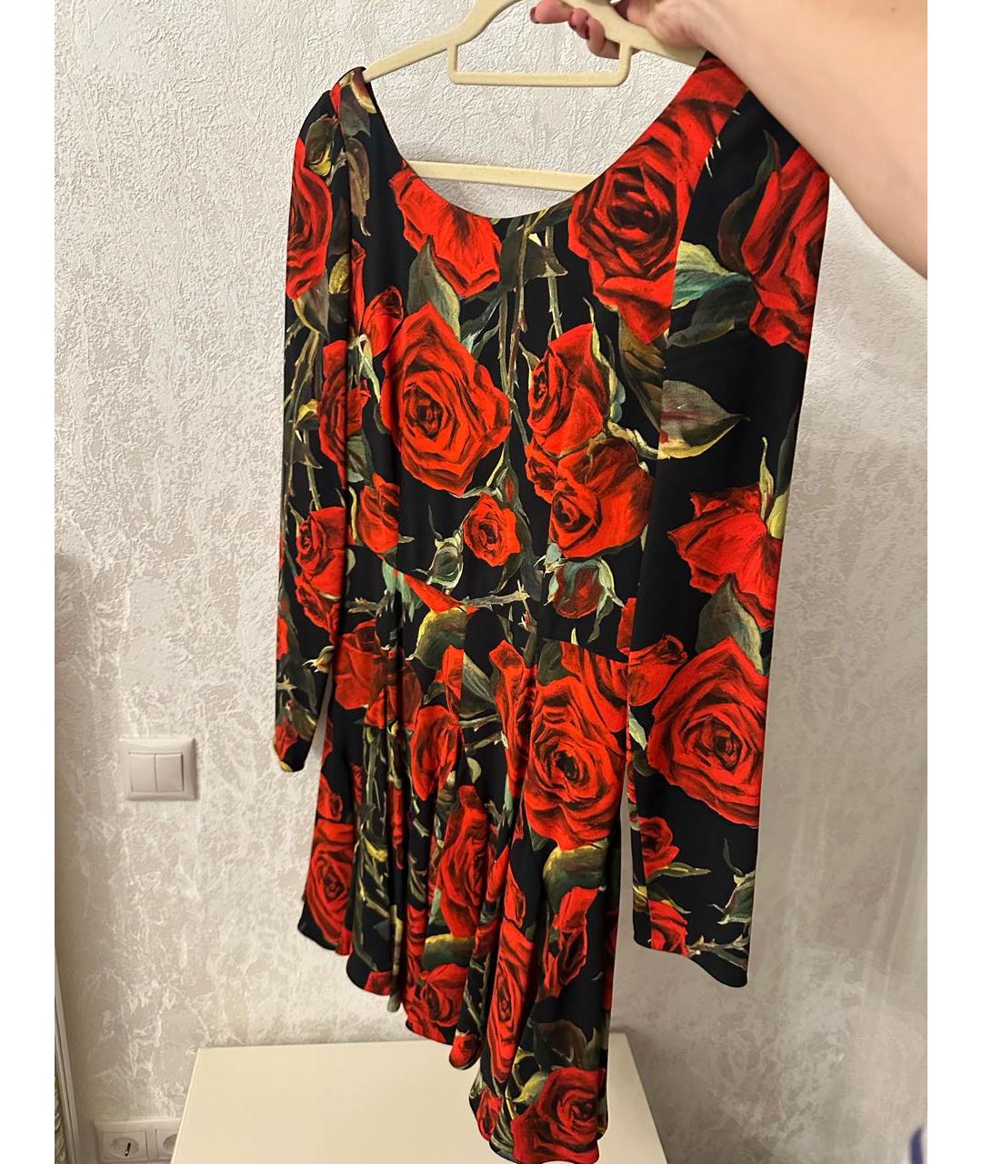 DOLCE&GABBANA Вискозное коктейльное платье, фото 5