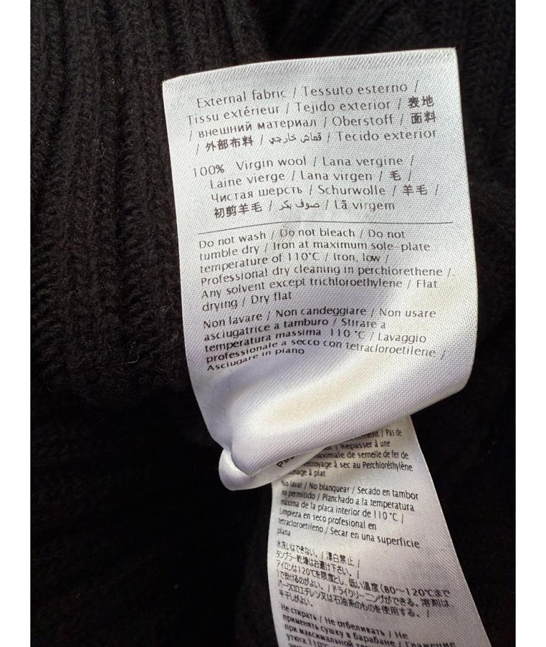 VALENTINO Черный шерстяной джемпер / свитер, фото 6