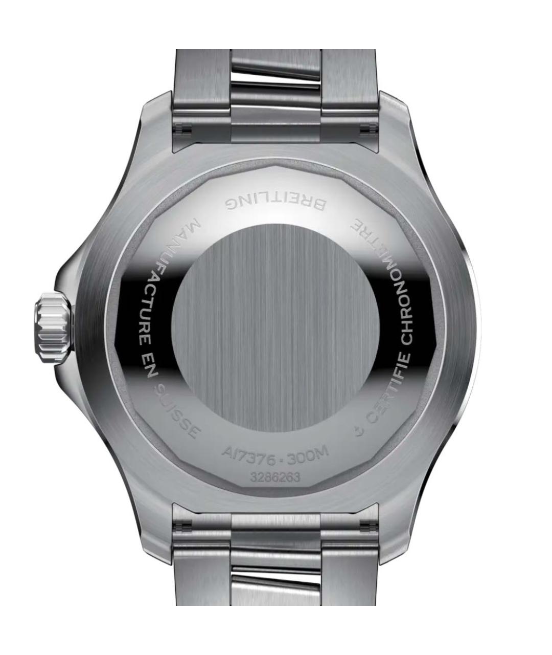 BREITLING SUPEROCEAN Серебряные металлические часы, фото 4