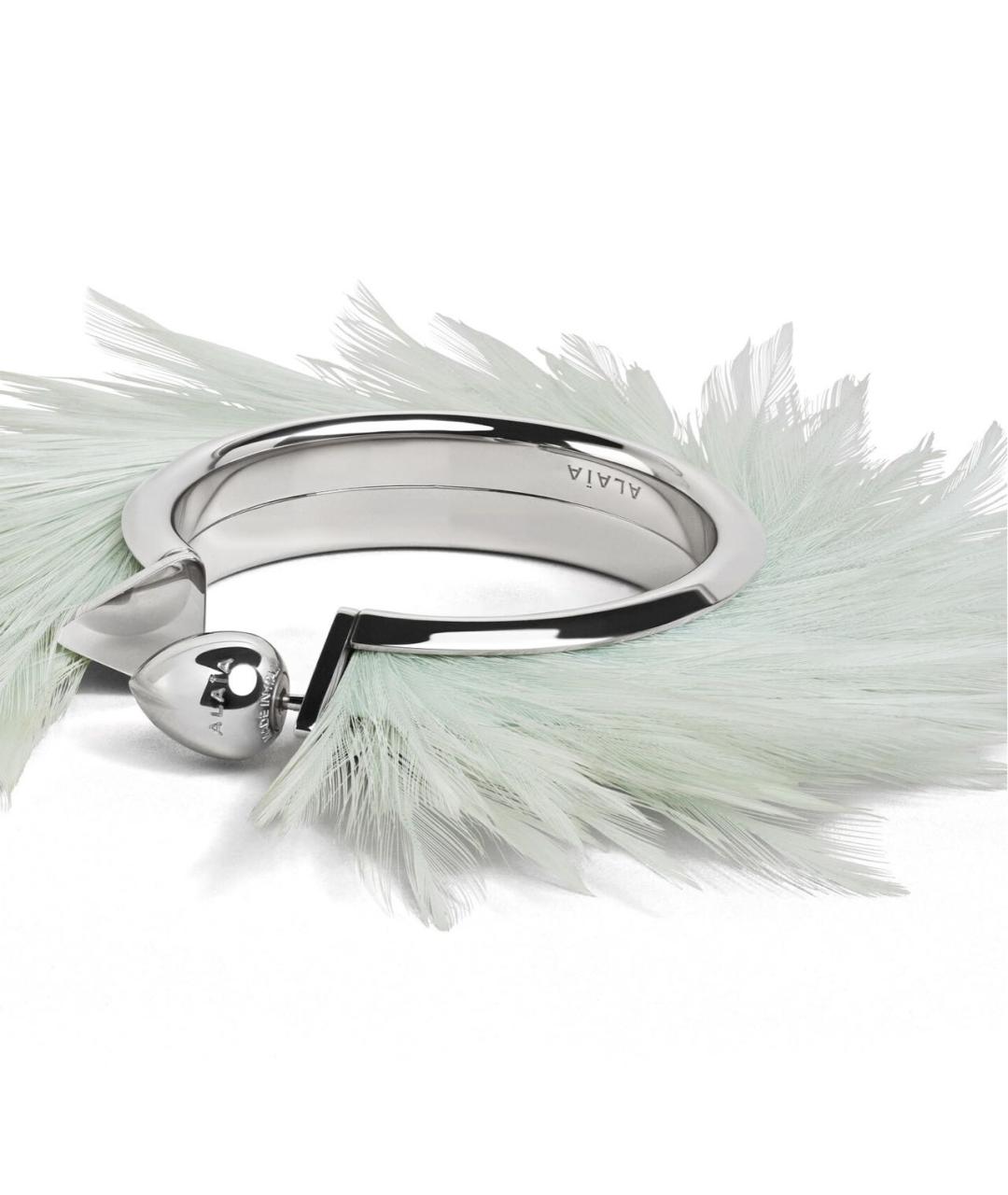 ALAIA Бирюзовые металлические серьги, фото 2