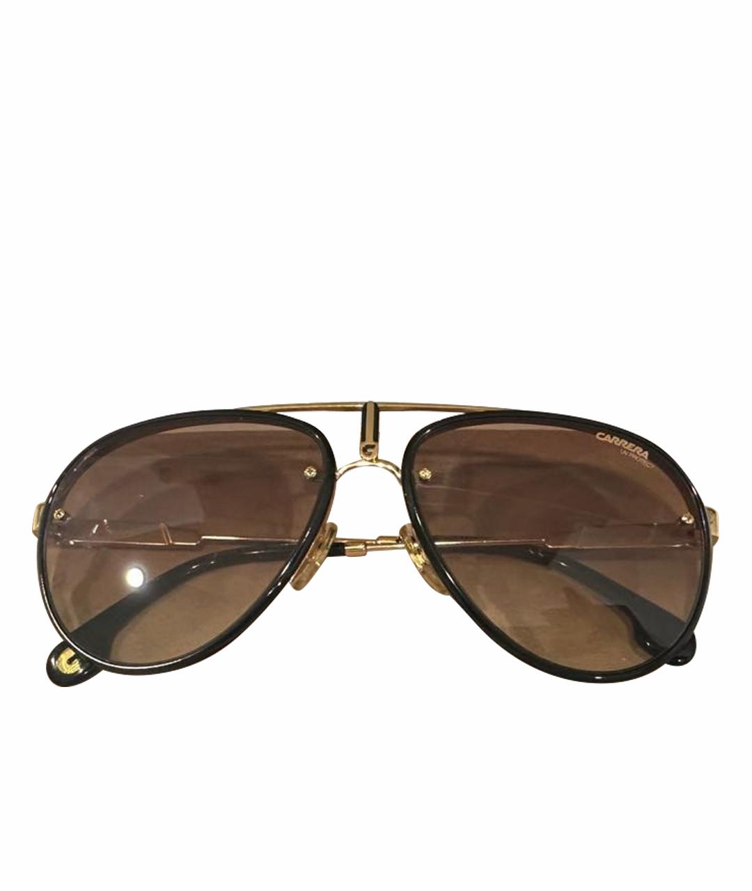 CARRERA Y CARRERA Бежевые металлические солнцезащитные очки, фото 1