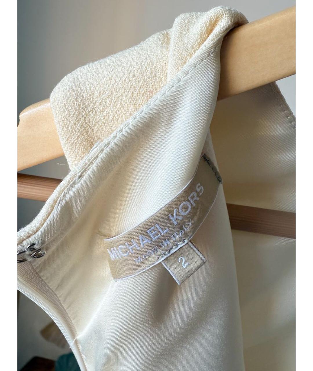 MICHAEL KORS Бежевое вечернее платье, фото 3