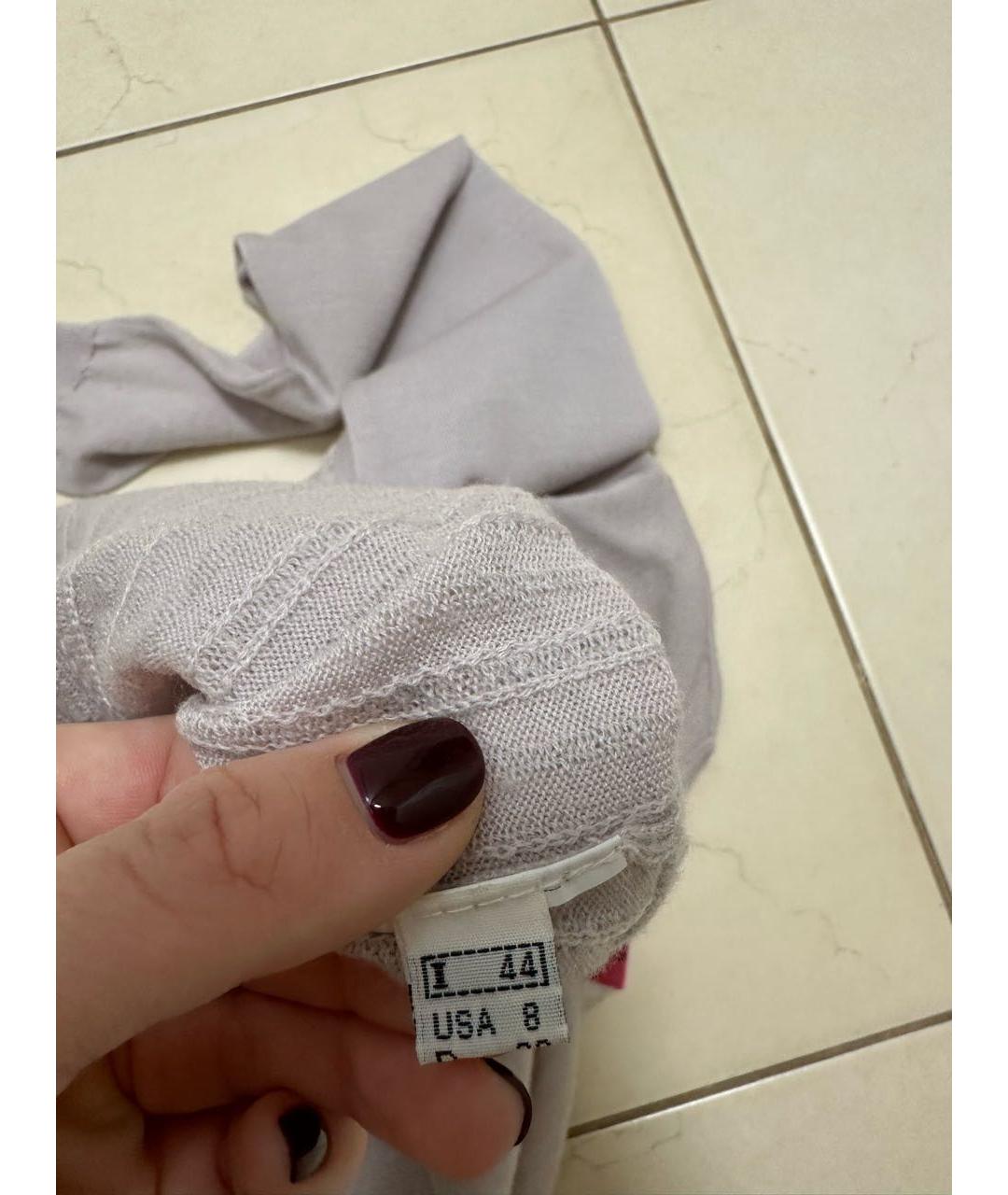 ERMANNO SCERVINO Бежевый хлопковый джемпер / свитер, фото 6