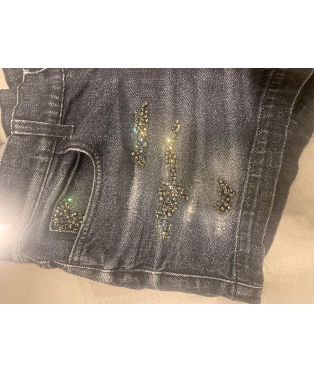 GUCCI Антрацитовые хлопковые шорты, фото 5