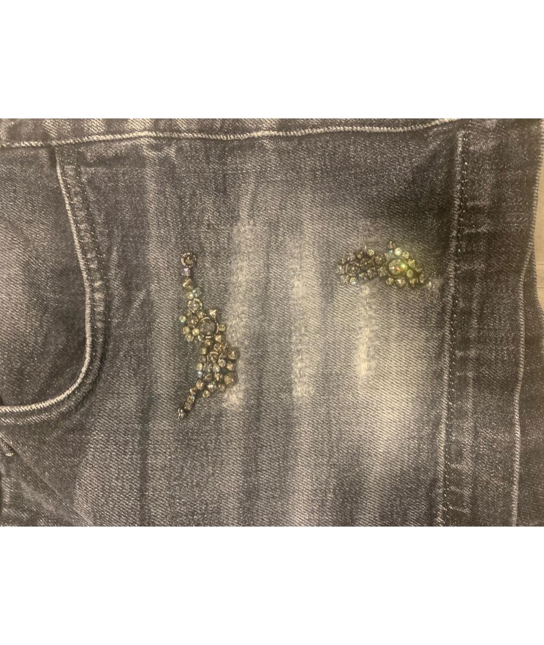 GUCCI Антрацитовые хлопковые шорты, фото 6