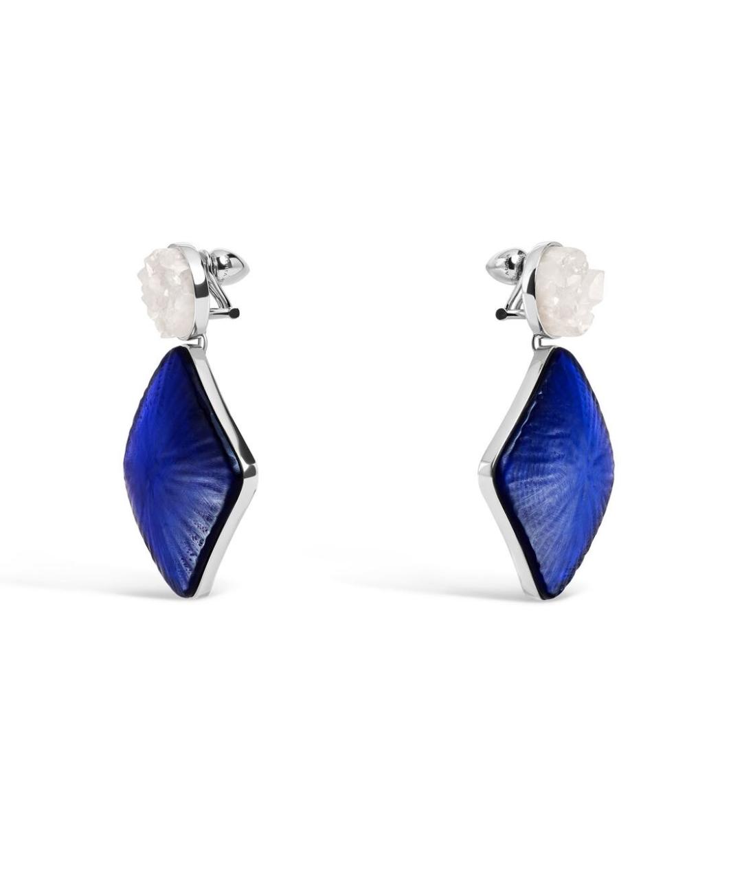 ALAIA Синие стеклянные серьги, фото 3