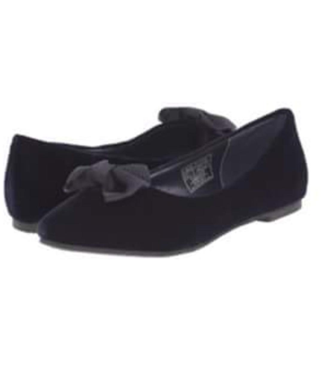 POLO RALPH LAUREN Темно-синие бархатные балетки, фото 6