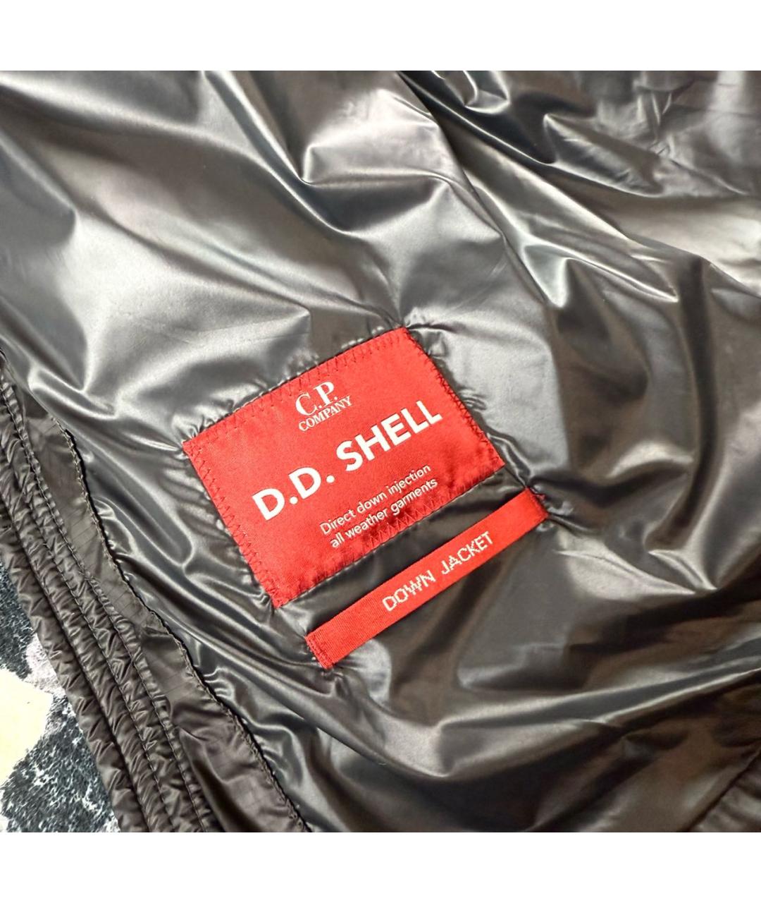 CP COMPANY Черный полиамидовый пуховик, фото 5