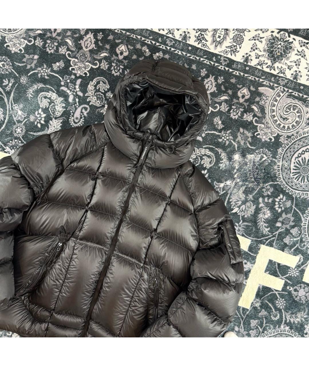 CP COMPANY Черный полиамидовый пуховик, фото 2