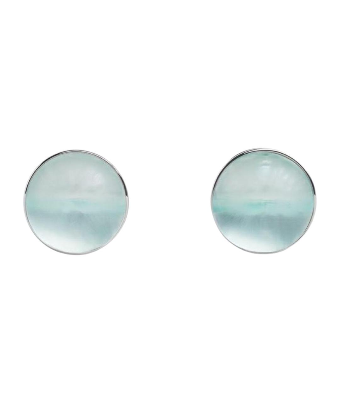 ALAIA Бирюзовые стеклянные серьги, фото 1