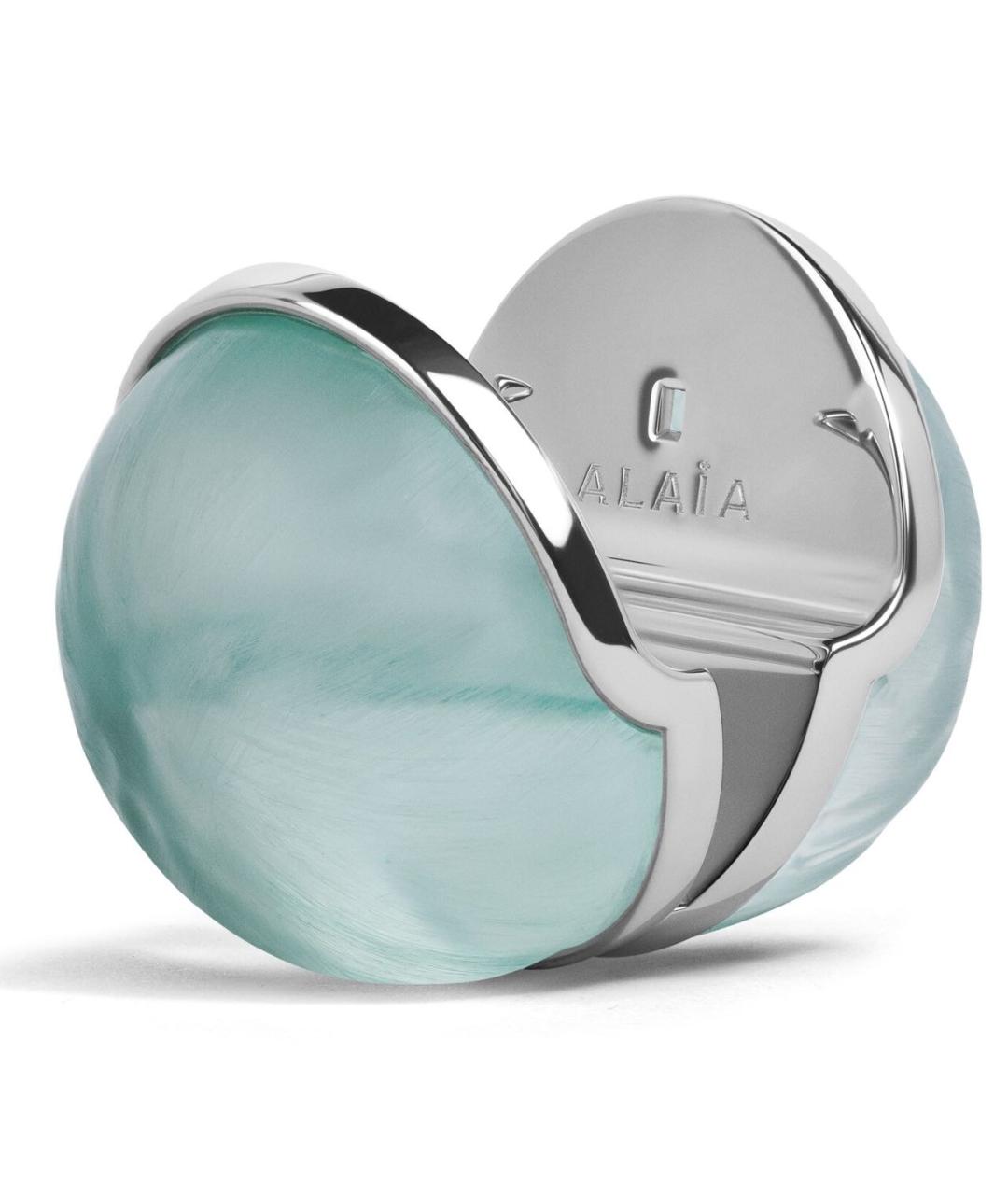 ALAIA Бирюзовые стеклянные серьги, фото 2