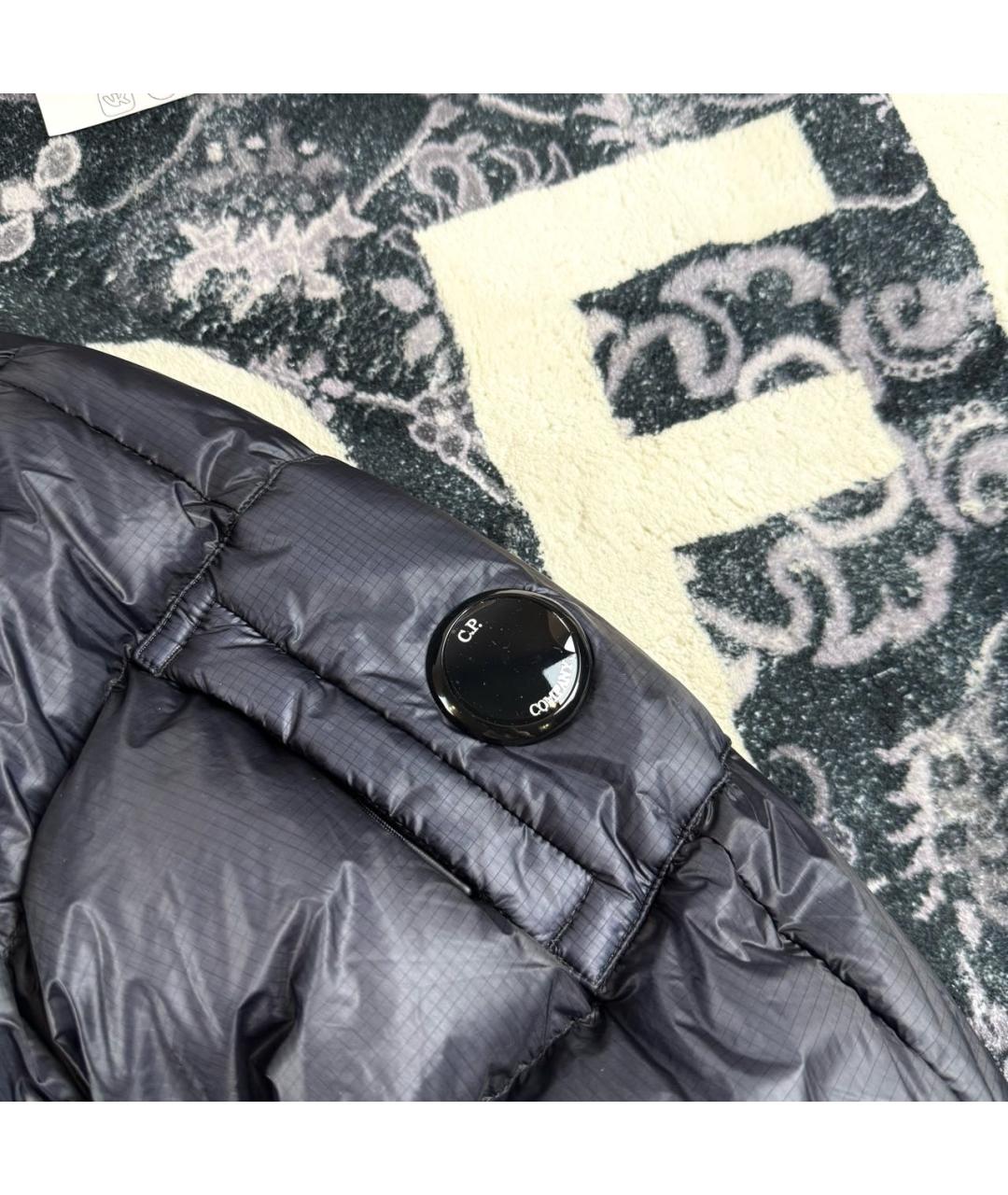 CP COMPANY Темно-синий полиамидовый пуховик, фото 3