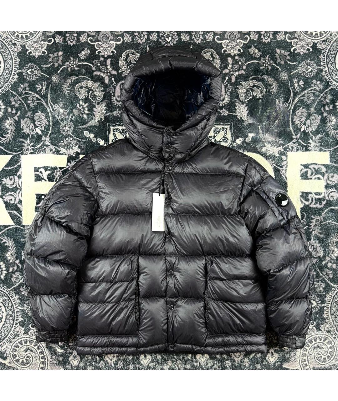 CP COMPANY Темно-синий полиамидовый пуховик, фото 9