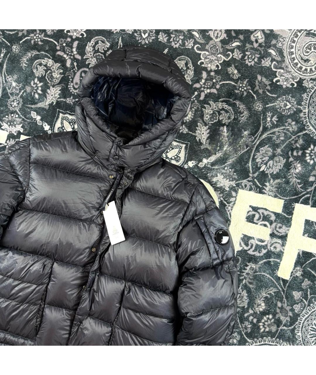 CP COMPANY Темно-синий полиамидовый пуховик, фото 2