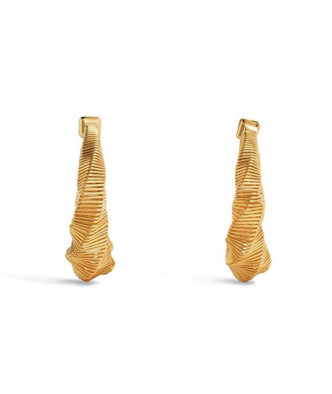 ALAIA Золотые латунные серьги, фото 3