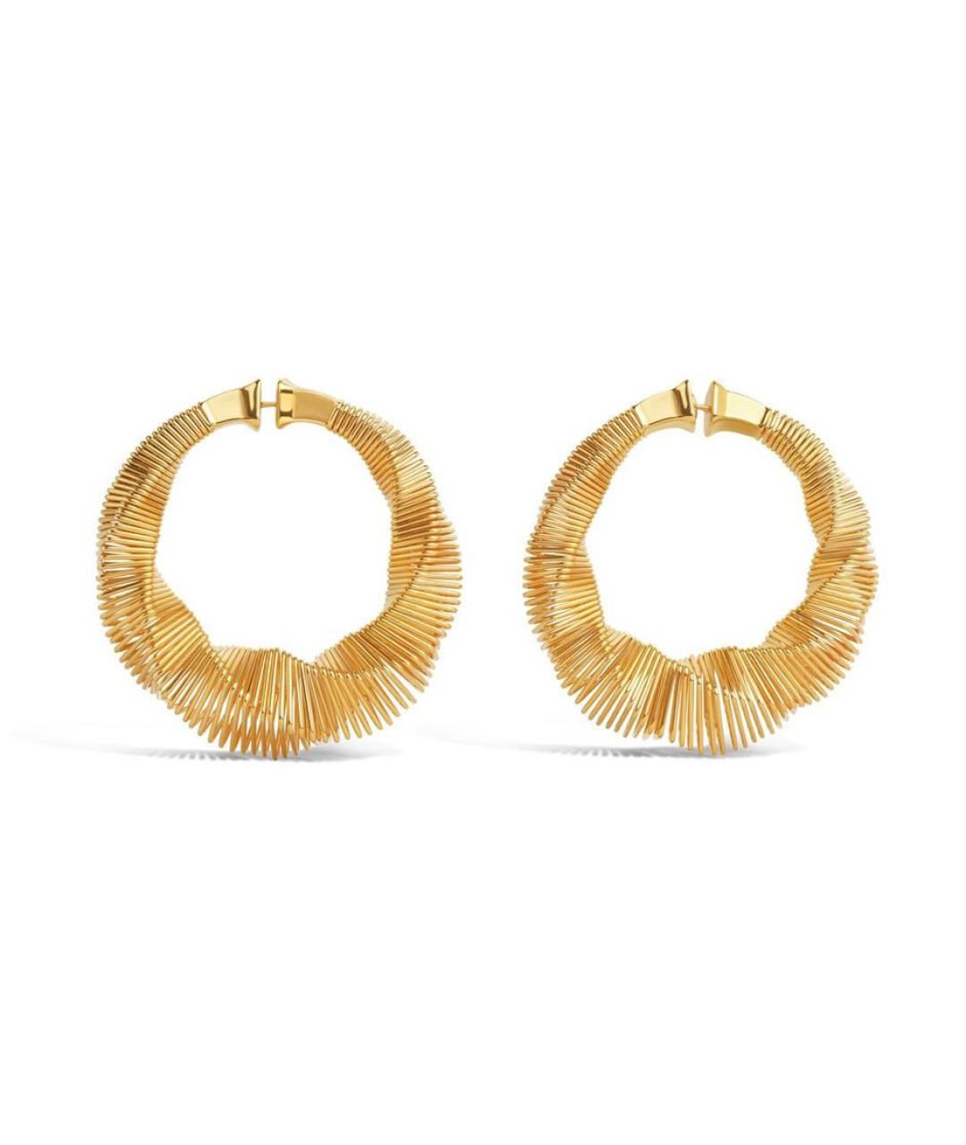 ALAIA Золотые латунные серьги, фото 4