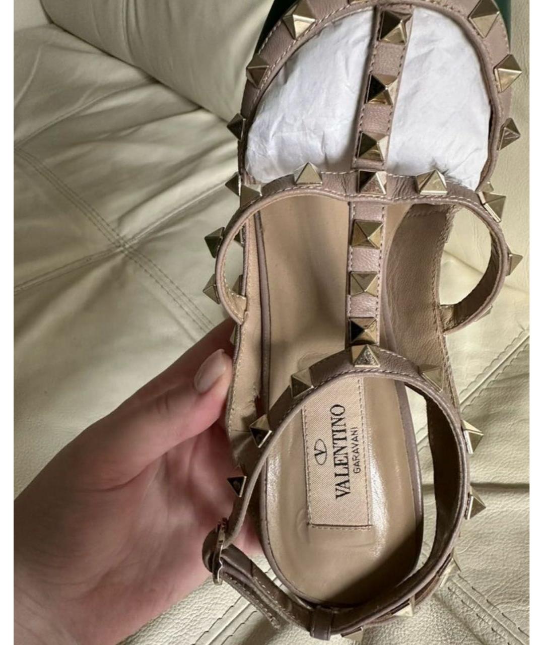 VALENTINO Зеленые кожаные туфли, фото 4