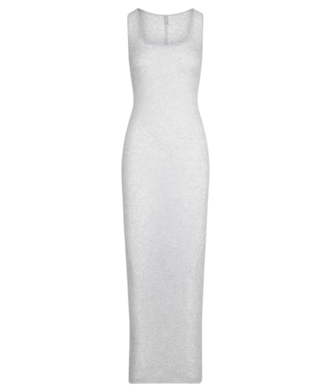 SKIMS Серое полиэстеровое повседневное платье, фото 1