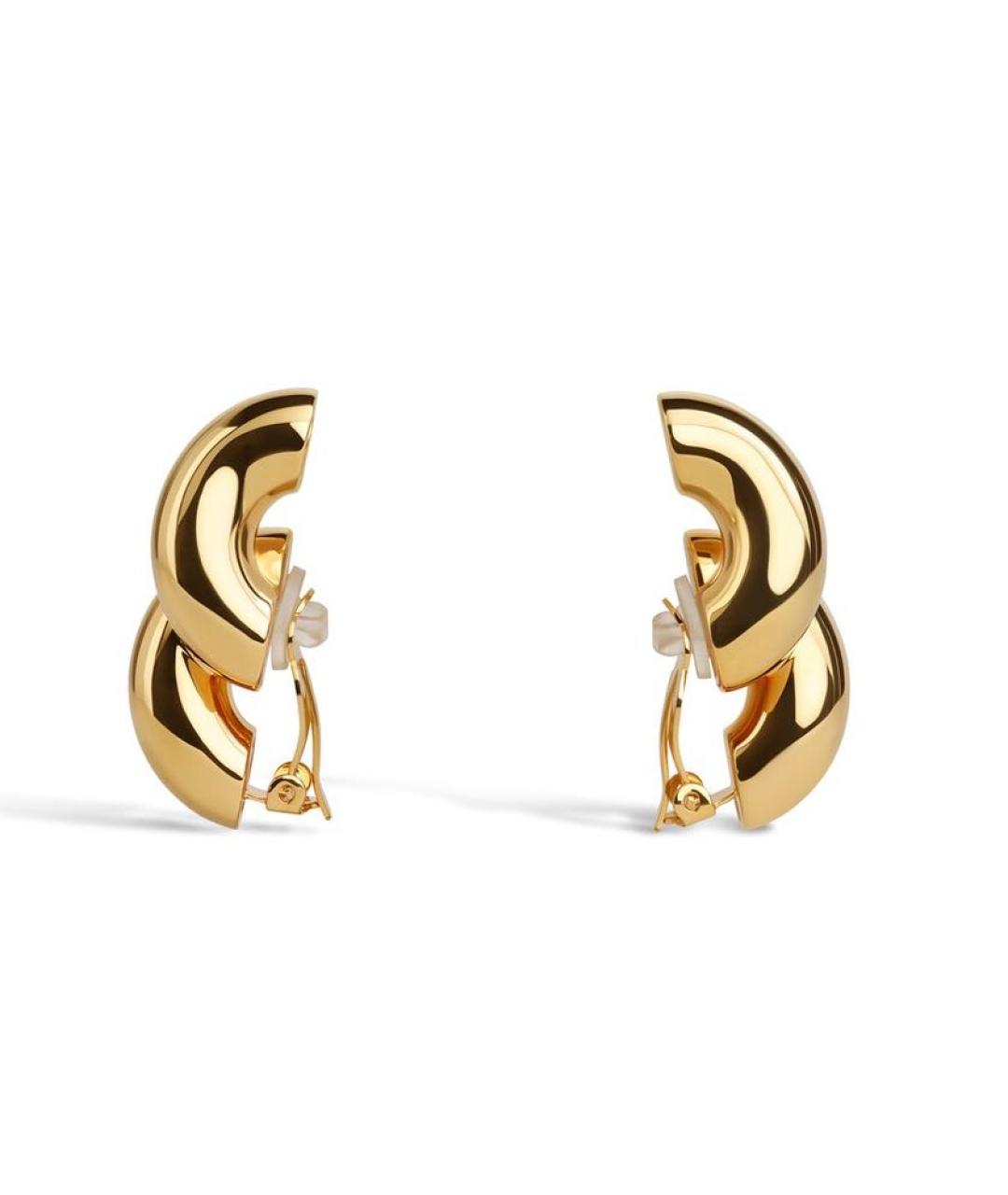 ALAIA Золотые латунные серьги, фото 3