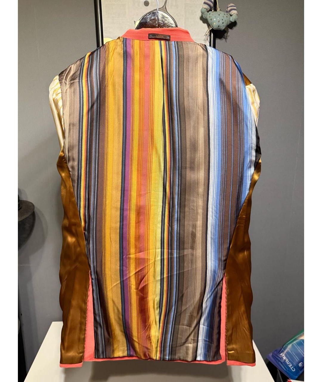 ETRO Оранжевый хлопковый пиджак, фото 3