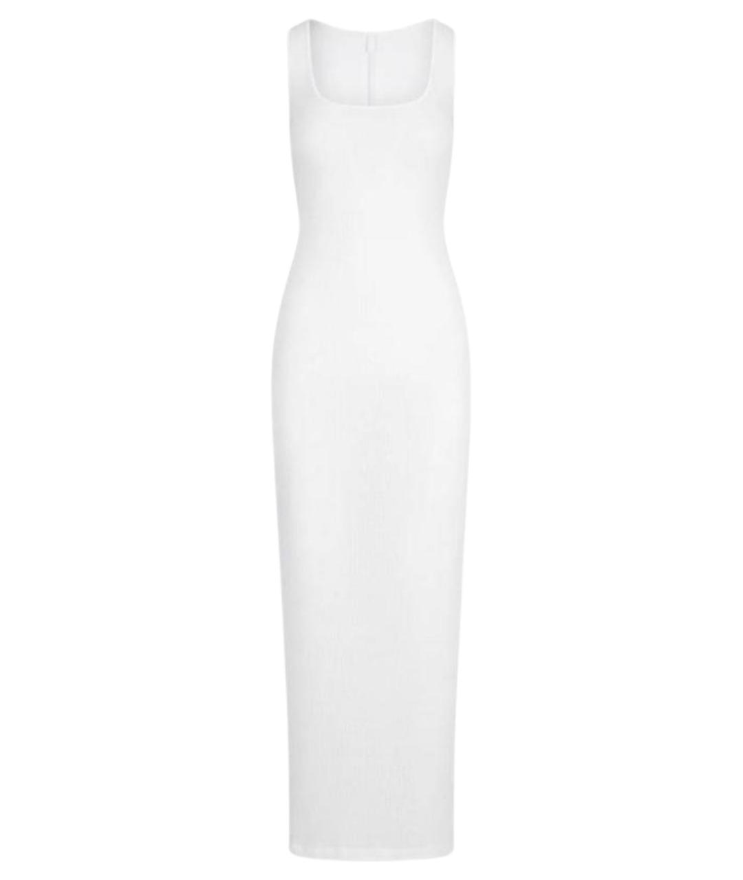 SKIMS Белое полиэстеровое повседневное платье, фото 1